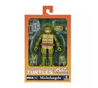 NECA Teenage Mutant Ninja Turtles X Usagi Yojimbo Michelangelo Ulimate 7 Inch Scale Action Figure