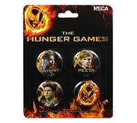 Neca - The Hunger Games Set of 4 Pins (NEC0NC31572)