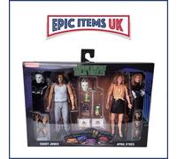 NECA TMNT Teenage Mutant Ninja Turtles April O'Neil and Casey Jones 7 Inch Action Figures 2 Pack