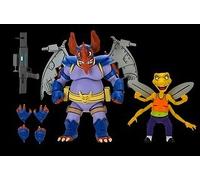 NECA Les tortues ninja 1987 pack 2 figurines Wingnut & Screwloose 18 cm