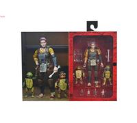 NECA TMNT Comic the Last Ronin Grammy April with Baby Yi and Moja 7 Figure