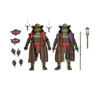 NECA Teenage Mutant Ninja Turtles 3 (Movie) - Turtles in Time- 1:7 Scale Collectible Action Figures, Donatello & Raphael 2-Pack