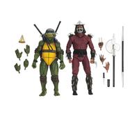NECA TMNT Roof Top Battle Shredder vs Leo 2 Pack