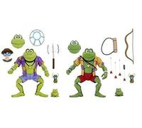 NECA: TMNT (TV'87) - GENGHIS & RASPUTIN FROG 7' 2PK