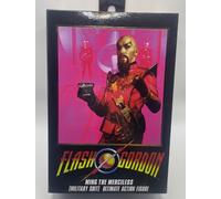 NECA Action Figure – Ming (Flash Gordon 1980) – Ultimate, Red Military Outfit – 18 cm