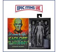NECA Universal Monsters The Mummy Black and White Version Ultimate 7 Inch Scale Action Figure