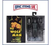 Neca Universal Monster Scale Action Ultimate Wolf Figure Grey