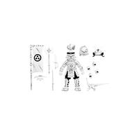 Usagi Chronicles (Black & White) TMNT Samurai Usagi 7" Action Figure