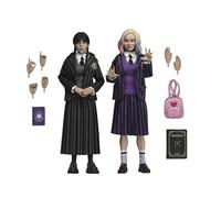NECA Wednesday Addams & Enid Sinclair Nevermore Uniform Version Pack 2 Clothed Action Figures 20cm Wednesday