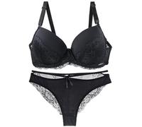 Necalisi Bralettes for Women Bra and Knickers Sets Women Black Women's Push Up Bras Transparent Lingerie with Underwire Lace Bra and Knickers Lingerie Invisible Lift-up Bra 36E