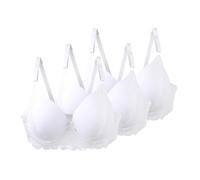 Necalisi Bras for Women Underwired Stretch Extreme Bra Plunge Lace Plus Size Non Padded White Womens Ladies Soft Tshirt Padded Classic top 44D