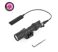 NECARL M300B IR Flashlight, No Logo Style Tactical IR Flashlights with Rear Wing Switch & Remote Pressure Switch for 2 Lighting Modes, Fit for 20mm Picatinny Rail