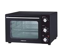 Necchi - Ventilated electric oven of 35 liters, 1500W, adjustable temperature up to 230°, double glass doors, 6-stage selector