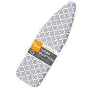Neccom Ironing Board Cover and Pad Standard Size 15"x54", Resists Scorching and Staining with Elastic Edge Heavy Duty Extra Thick Ironing Padding Cotton Ironing Board Covers