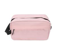 Neceser colgante para Hombre, organizador de artículos de tocador de viaje de Gran capacidad con múltiples bolsillos para afeitar, suministros de Lavado, viaje de negocios, (rosa)