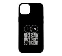 Necessary But Not Sufficient Math Teacher Logic Case for iPhone 14 Plus