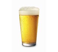 Necessia Heat-Tempered Durable Rim Pint Beer Glasses - 16oz, Set of 6 - Premium Quality, Stylish and Long-Lasting Beverage Glassware, Perfect for Home Bars, Restaurants, and Parties, Classic Design