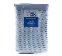nécessité by DK, Cellular Cotton Blanket for Prams, Cribs, Moses Baskets 100x75cm (Blue)