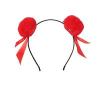 Necha Buns Headband Hair Styling Hair Ties With Soft Pompoms Traditional Chinese Movie Character Headpiece For Parties