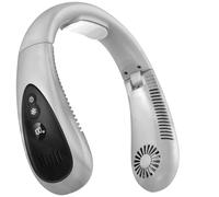 Neck Air Conditioner, Portable Neck Fan with Cooling Plate 360°Cooling Airflow, 5000mah USB Rechargeable Hands Free Bladeless Wearable Foldable Mini Fan for Men Women Kids Home Office Indoor Outdoor