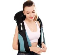 Neck and Back Massager with Heat Shoulder Lower Back Massagers Hand Free Deep Tissue Massage Roller for Foot shiatsu Electric Body Massage Muscle Massager for Men & Women