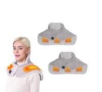 Neck and Shoulder Heat Pad, Heating Pad for Neck and Shoulders, USB Electric Heated, Three Temperature Settings, Rapid Heating, Overheat Protection, Suitable for The Elderly (2PC)