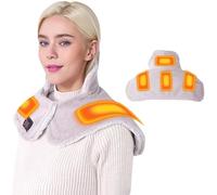 Neck and Shoulder Heat Pad, Heating Pad for Neck and Shoulders, USB Electric Heated, Three Temperature Settings, Rapid Heating, Overheat Protection, Suitable for The Elderly (1PC)
