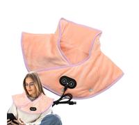 Neck and Shoulder Heating Pad, Shoulder Warming Pad with Massage | Heating Mattress with 3 Gears and Massager - Quick Heating Pad for Men and Women, Automatic Shut-Off Func