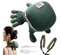 Neck and Shoulder Massager,3 Speed 2 Heating Modes Muscle Relax Tool - Rechargeable Neck and Back Massager,for Dad Mom Friends Her Him Spa Women Men