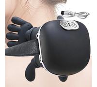 Neck and Shoulder Massager | Deep Tissue Relax Tool | Rechargeable Neck and Back Massager with 2 Mode Heat - for Home- Travel Break Daily Routine Bedtime Study Long Drive Weekend Holiday