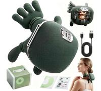 Neck and Shoulder Massager, Electric Deep Tissue Kneading Massage Rechargeable Human-Like Massager for Pain Relief and Muscle Relax, Home＆Office Use, Gifts for Women Men