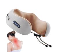 Neck and Shoulder Massager - USB Rechargeable Massage Tools, Wireless Electric Massage Pad, for Men and Women Home Car Travel Office Work Gym Exercise TV