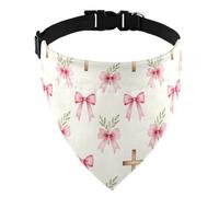 Neck Bib Lightweight Quick Release Buckle Small Medium Large Pets Summer Outfit Faith Bows