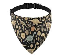 Neck Bib Reversible Printed D-Ringing Dogs & Cats Patriotic Holiday T-rex Dinosaur