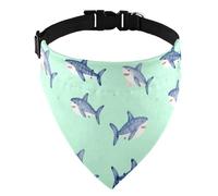 Neck Bib Washable Adjustable Buckle 13-21 Inch Neck Engagement Gift Sea Hunters Ocean