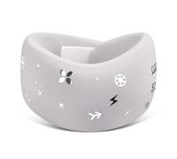 Neck Brace for Neck Pain and Support, Soft Cervical Collar for Sleeping, Cute Foam Neck Wraps, Adjustable Neck Support Brace, Keep Vertebrae Stable and Aligned, Cervical Spine Pressure Relief (Gray)