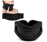 Neck Brace Support Cervical Collar Silicone Posture Corrector for Men and Women Relieves Discomfort in The Neck and Shoulders Caused by Prolonged Work(Light Gray)(Black)