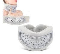 Neck Brace Support Cervical Collar Silicone Posture Corrector for Men and Women Relieves Discomfort in The Neck and Shoulders Caused by Prolonged Work(Light Gray)(Light Gray)