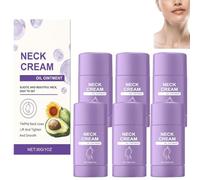 Neck Care Stick, Neck Care Cream, Neck Firming Stick, Tighten Lift Neck Stick for Women, Moisturizing Firming, Neck Care Cream Stick for All Skin Types, Tightening Sagging Skin (6pcs)