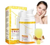 Neck & Chest Moisturiser Cream with Collagen Retinol Hyaluronic Acid | Lightweight daily cream for face neck chest, supports smooth skin texture with nourishing ingredients