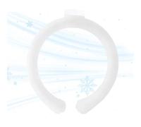 Neck Cooler - Reusable Wearable Chilly Ring, Ice Cooling Tube Design, Phase Change Material Technology, Ergonomic Neck Contour Fit | Portable Cooling Device For Summer Hot Weather Home Kitchen Outdoor