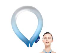 Neck Cooler Ring, Portable Summer Cooling Band, Wearable Hands- Ice Neck Wrap, Reusable Freeze Ring Design, Comfortable Fit, Perfect for Outdoor Workers, Sports, Indoor Use, Hot Weather