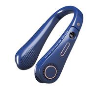 Neck Cooling Fan, Neck Air Conditioner, Personal Cooling Fan 360° - Rechargeable Neck Air Conditioner with LED Display, No Hair Twisting, 3 Airflow