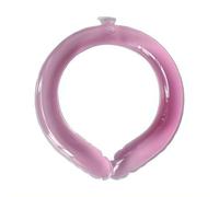 Neck Cooling Ring, Reusable Chill Tube for Neck, Wearable Necks Cooling Scarf Ice Collar Wrap with Instant Thermal Relief and Comfortable Fit,for Outdoor Sports, Travel, Heat Relief (Pink)