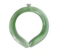 Neck Cooling Ring, Summer Wearable NeckCooling Tube, Portable Ice Ring Neck Cooler, Efficient Cooling, Unique HangingNeck Design NeckCurve On (Green)
