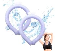 Neck Cooling Tube, 2PCS Reusable Wearable Cooling Neck Wraps for Summer Heat, Cooling Starts at 28°C Hot Summer