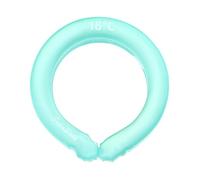 Neck Cooling Tube Cold Gel Ice Pack Chill Freeze Neck Cooler Camping Blue, 17x18x3 cm