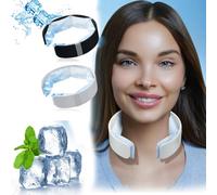 Neck Cooling Tube,Cooling Neck Wraps,Reusable Wearable Chilly Ice Ring for Outdoor Body Cooling Heat Stroke Prevention Neck Coolers for Hot Weather[Ergonomic Design,Up To 18℃ X 2 Hours] Bio-based PCM