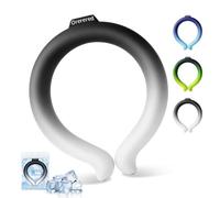 Neck Cooling Tube Ice Ring Neck Cooler | 70% Enhanced Gel Ice Tube for Active Cooling During Sports & Outdoor Activities (Black)
