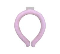 Neck Cooling Tube, Portable Cooling Neck Ring, Summer Necks Hanging Ice Pack, Ice Ring Neck Cooler for Outdoor Workers, Neck Ice Pack Wrap for Outdoor, Travel, Sports & Commuting (Pink)